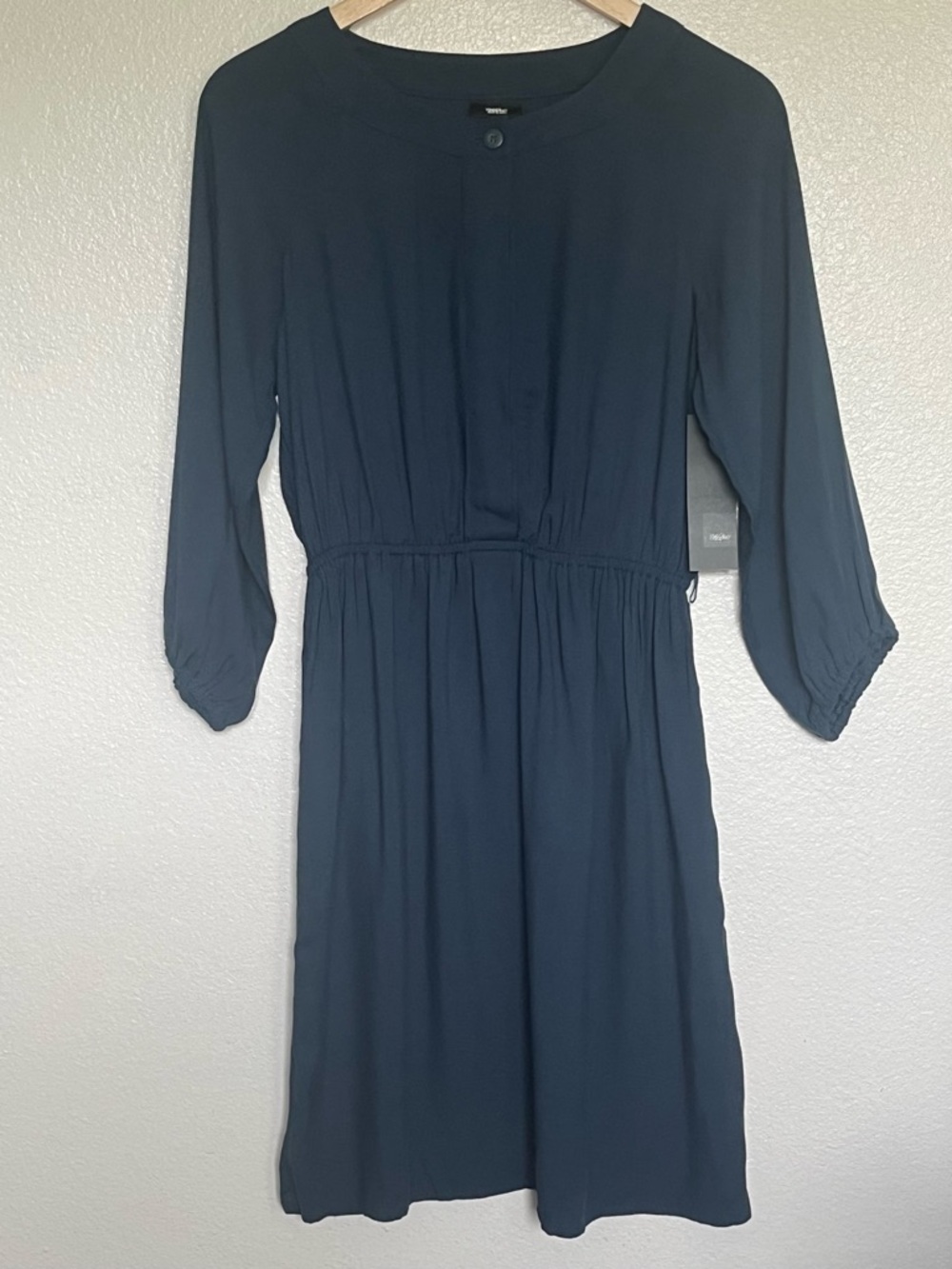 Mossimo Casual Blue Mini Dress S Rayon